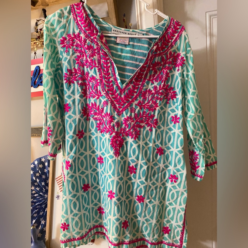 Gretchen Scott Embroidered Tunic